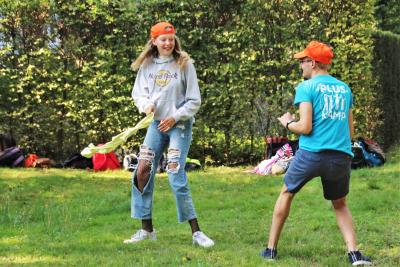 Jongeren maken tijdens het Pluskampweekend kennis met allerhande leuke activiteiten. © IJD Vlaams-Brabant en Mechelen