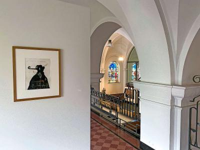 De triënnale van het UPC Duffel maakt ook gebruik van de kloosterkapel. © Filip Ceulemans
