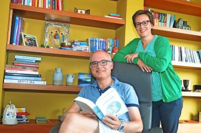 Ivo Raskin en Stephanie Dethier boeken dagelijks vooruitgang in hun geloof. © Tony Dupont