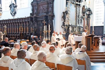 In 2016 werd in de Sint-Pauluskerk acht eeuwen dominicaanse traditie gevierd. © Dominicanen