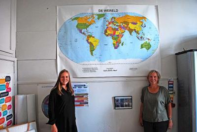 Lotte Dehouwer (links) en Peggy Meeuwssen krijgen de hele wereld voor zich. © Filip Ceulemans