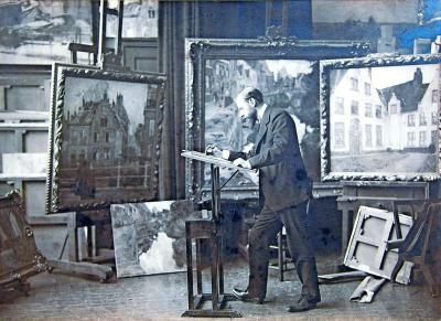 Albert Baertsoen was een van de belangrijkste Gentse kunstschilders van het fin de siècle. © MSK Gent