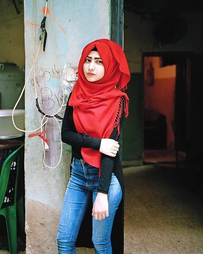 Samira in een vluchtelingenkamp in Libanon © Rania Matar
