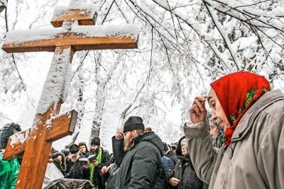 De scheiding van de Oekraïense orthodoxe Kerk van de Russische heeft alles te maken met het politieke conflict tussen Kiev en Moskou. © Belga Image
