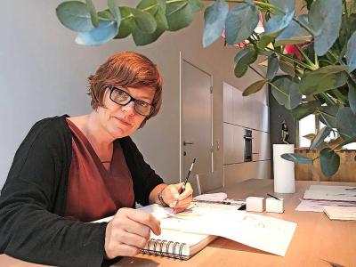 Botanisch illustrator Liliane Tytens: „Al tekenend gaat een tweede wereld open.” © Liliane Tytens