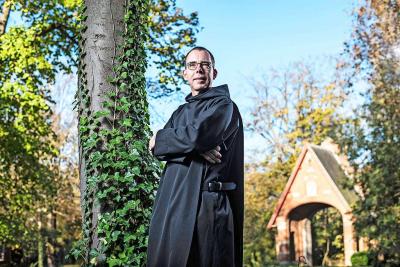 Thomas Quartier: „Had je me op mijn 35ste gezegd dat ik nog monnik zou worden, dan had ik daar goed om gelachen.” © Marco Mertens