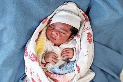 Pasgeboren in Betlehem. Het evangelie gebruikt de metafoor van het kind-zijn. © KNA-Bild