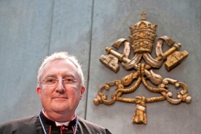 Aartsbisschop Arthur Roche diende al negen jaar als secretaris van de Congregatie voor de Goddelijke Eredienst. © Belga Image