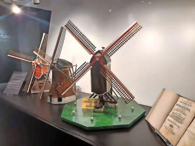 De basisprincipes van de mechanica worden in een windmolen op spectaculaire wijze verenigd. © vzw Oost-Vlaamse Molens