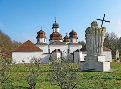 Dit is geen orthodoxe kerk in Oost-Europa, maar de Oekraïense kerk in Genk. © Parochie heilige aartsengel Michaël