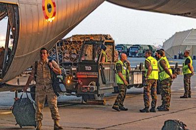 Militairen keren begin september terug na evacuatie-operatie Red Kite. © Belga Image