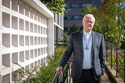Patrick Hoogmartens: „In de toekomst moeten bisschoppen hun stem vaker laten horen in de media.” © Mine Dalemans