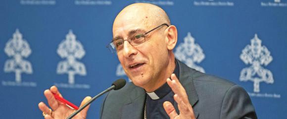 Kardinaal Fernandez, prefect van het Dicasterie voor de Geloofsleer. © KNA